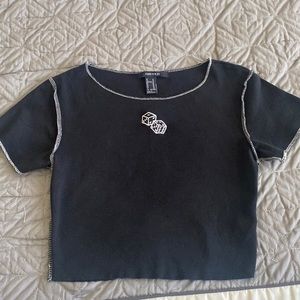 Forever 21 Dice Crop Top